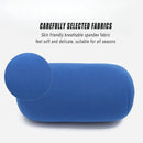 Solid Color Cylindrical Foam Particle Pillow Multi-Functional Neck Waist Support - Purple