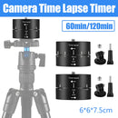 Action Camera 360° Rotating 60/120min Time Lapse Timer Tripod Head Adapter Gopro - 60min