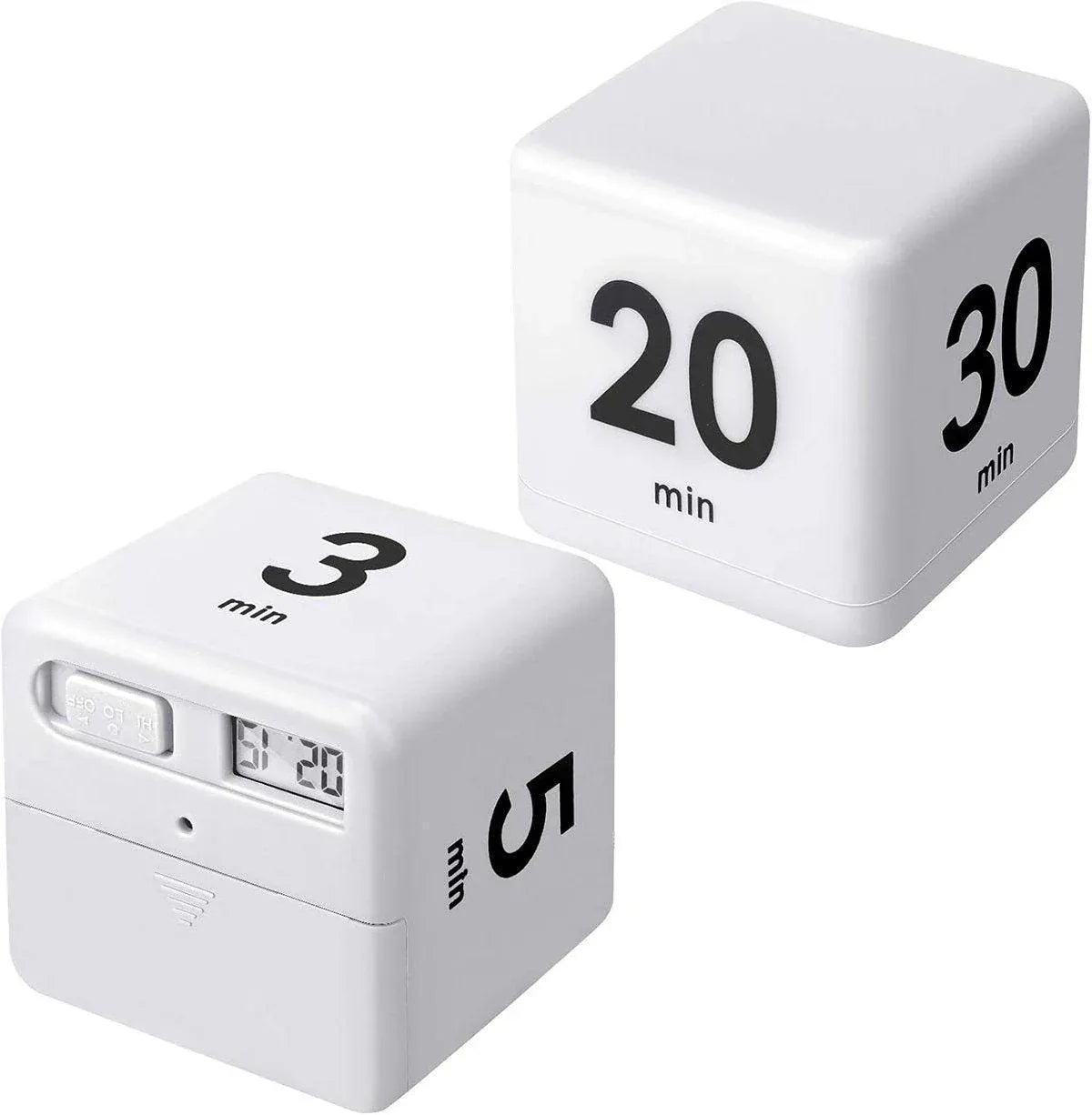 Cubic Timer for Students Time Management Study Exercise Reminder Tool Adjustable - 25-5-45-15