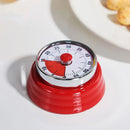 60 Minutes Visual Analog Timer Countdown Clock Time Management Kitchen Tool - Green