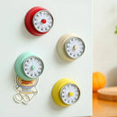 60 Minutes Visual Analog Timer Countdown Clock Time Management Kitchen Tool - Red