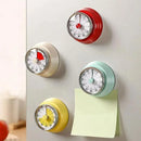 60 Minutes Visual Analog Timer Countdown Clock Time Management Kitchen Tool - Red