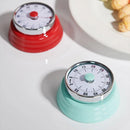 60 Minutes Visual Analog Timer Countdown Clock Time Management Kitchen Tool - Red