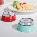60 Minutes Visual Analog Timer Countdown Clock Time Management Kitchen Tool - Red