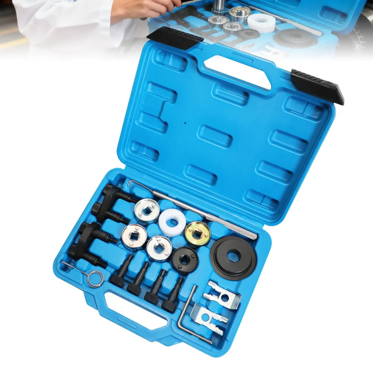 19pcs Engine Timing Tool Set Compatible with Volkswagen Audi 18T 20T EA888