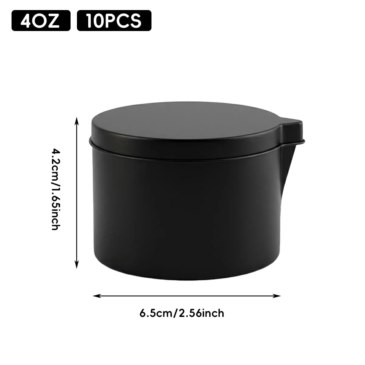 10Pcs Pour Spout Candle Tin Can 40oz For Soy Wax Melts Storage Craft Gift Use - Steel