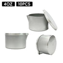10Pcs Pour Spout Candle Tin Can 40oz For Soy Wax Melts Storage Craft Gift Use - Steel