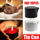 10Pcs Pour Spout Candle Tin Can 40oz For Soy Wax Melts Storage Craft Gift Use - Steel