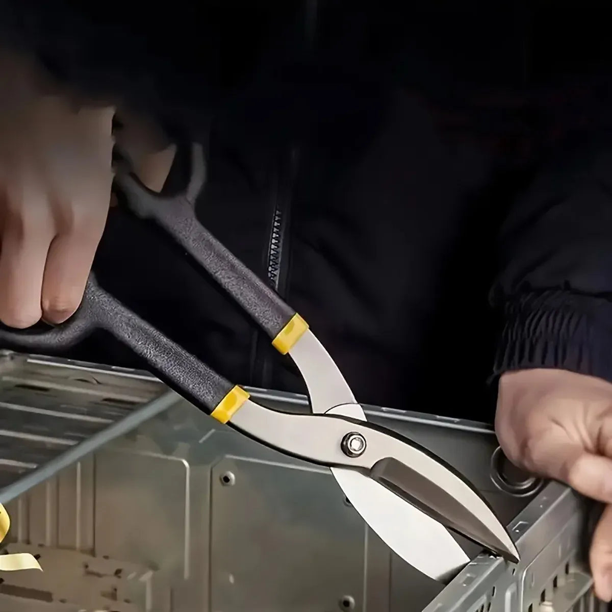 Tin Scissors Manual Steel Cutting Metal Shear Cutter 10inch Hand Tool Durable