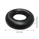 2-Piece 15 x 6.00-6 Inner Tube Set, Black