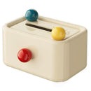 Cute Tissue Box with Lid Dustproof Paper Drawer Organizer for Living Room Table