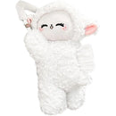 Car Tissue Box Multifunctional Hanging Drawer Box Cartoon Plush Sheep Design