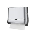 Commercial Hand Towel Dispenser Wall Mounted Tissue Box Easy Install Durable - Silver
