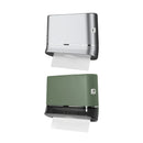 Commercial Hand Towel Dispenser Wall Mounted Tissue Box Easy Install Durable - Silver