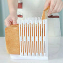 Bread Slicer Cutting Guide for Toast Sandwich with Adjustable Thickness Foldable
