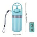 Portable Pet Waste Pick-up Shovel Six-claw Excrement Clip with Bag Dispenser