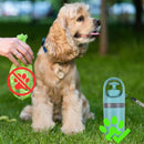 Portable Pet Waste Pick-up Shovel Six-claw Excrement Clip with Bag Dispenser