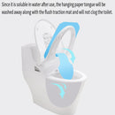 2PCS Travel Disposable Toilet Seat Covers Soluble Paper For Hotel Household Use