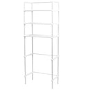 Bathroom Rack Over Toilet Washing Machine Shelf Storage Organizer Stand Unit - Black