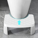 Toilet Stool Anti-Slip Bathroom Footstool for Home Use with Stable Support Design - Black