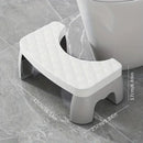 Toilet Stool Anti-Slip Bathroom Footstool for Home Use with Stable Support Design - Black
