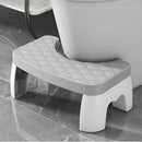 Toilet Stool Anti-Slip Bathroom Footstool for Home Use with Stable Support Design - Blue
