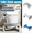 Thickened Toilet Squatting Stool Bathroom Footstool Household Restroom Pad - Grey
