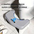 Thickened Toilet Squatting Stool Bathroom Footstool Household Restroom Pad - Grey