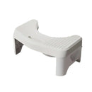 Thickened Toilet Squatting Stool Bathroom Footstool Household Restroom Pad - White