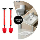 2PCS Toilet Plunger Vacuum Pump Powerful Clog Remover Sewer Drain Unclogging Tool