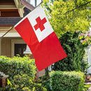 Tonga National Flag 90x150cm Outdoor Polyester Banner with Eyelets