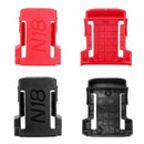 5Pcs Battery Mount Holder Stand For Milwaukee M18 18V Tool Battery Accessories - Black