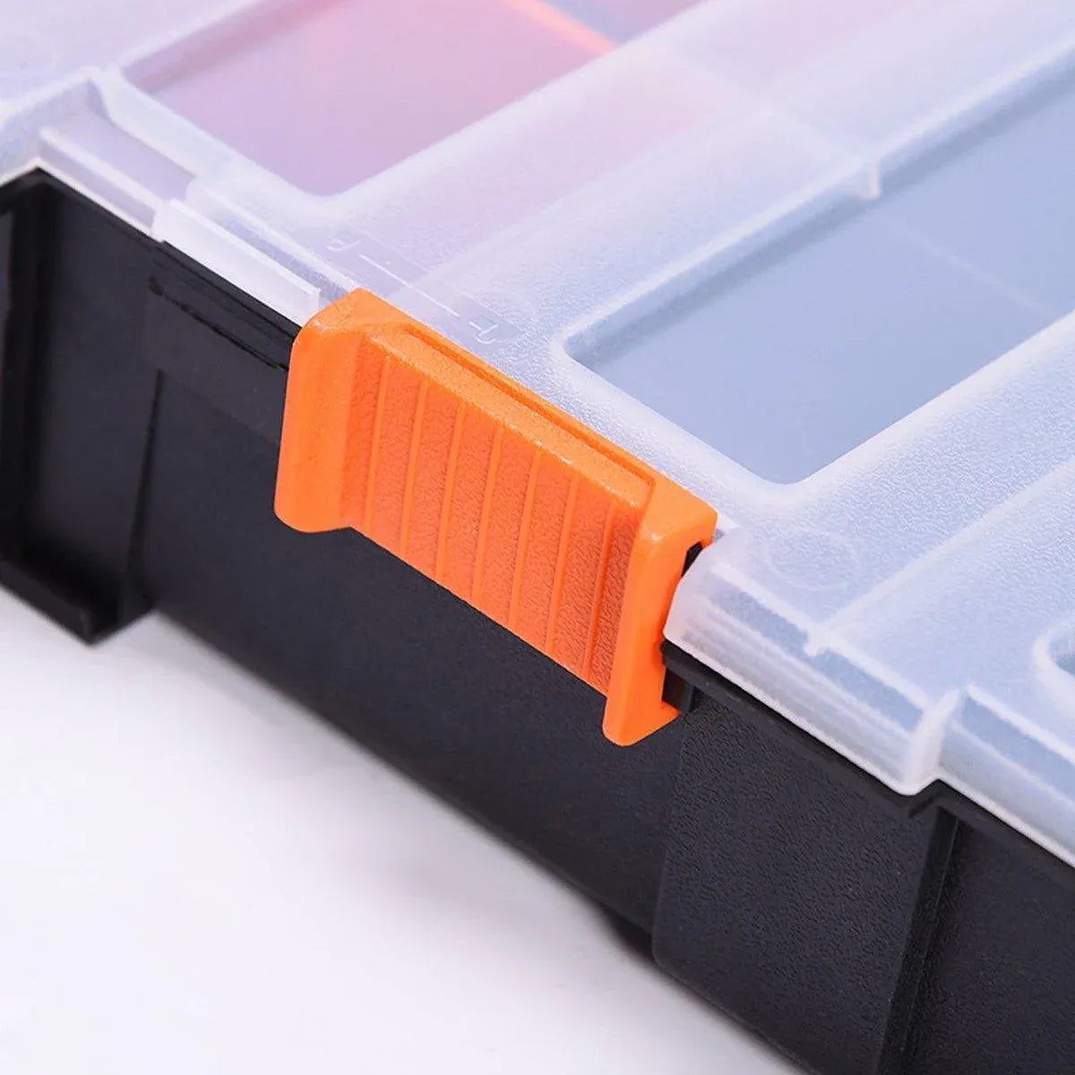 Double Sided Portable Hardware Tools Storage Box Parts Organizer Accessories Box