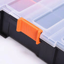 Double Sided Portable Hardware Tools Storage Box Parts Organizer Accessories Box