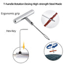 23PCS Car Tire Repair Kit Patch Plug Puncture Emergency for Car Truck Motorbike