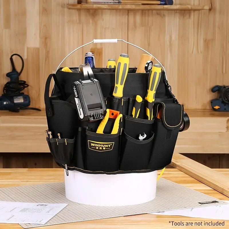 Multifunctional Bucket Bag Hardware Tools Organizer Repair Toolkit Storage Case