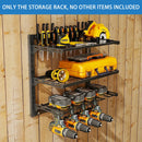 Wall Mounted Electric Drill Tool Rack Garage Screwdriver Storage Organizer