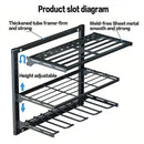 Wall Mounted Electric Drill Tool Rack Garage Screwdriver Storage Organizer