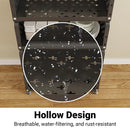 Multi-functional Kitchen Rack Movable Multi-layer Snack Storage Cart Shelf