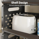 Multi-functional Kitchen Rack Movable Multi-layer Snack Storage Cart Shelf