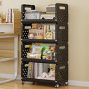Multi-functional Kitchen Rack Movable Multi-layer Snack Storage Cart Shelf