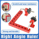 Right Angle Ruler Woodworking Clamp L Type Scribe Positioning Holder Tool