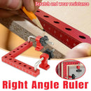 Right Angle Ruler Woodworking Clamp L Type Scribe Positioning Holder Tool