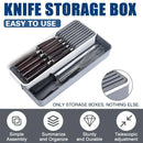 Drawer Dividers Kitchen Knife Organizer Storage Rack Holder Tray Utensil Insert