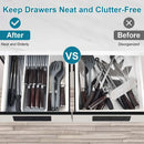 Drawer Dividers Kitchen Knife Organizer Storage Rack Holder Tray Utensil Insert
