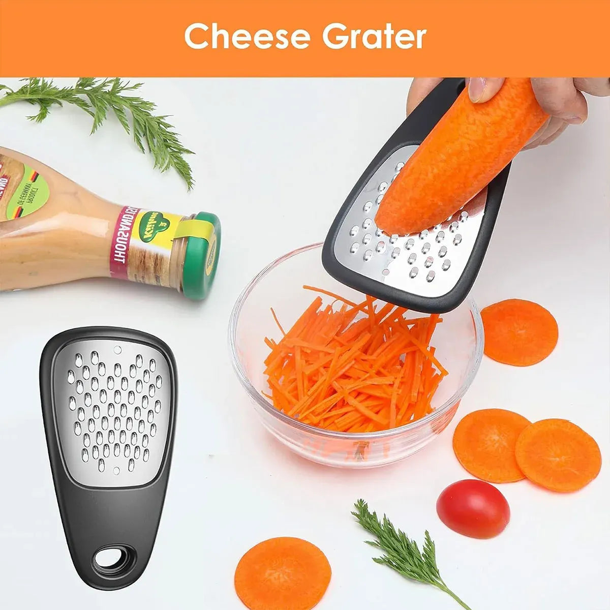 6 Pcs Kitchen Gadget Set Space-Saving Stackable 430 Stainless Steel