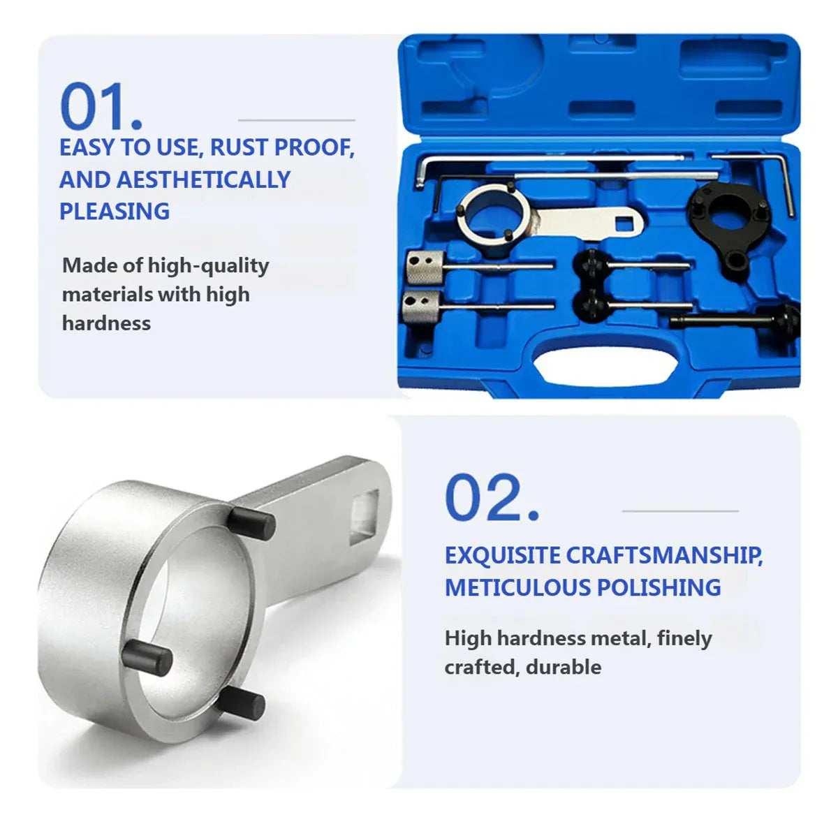 VW Audi Diesel Engine Timing Tool Kit Camshaft Locking Crankshaft Alignment Kit