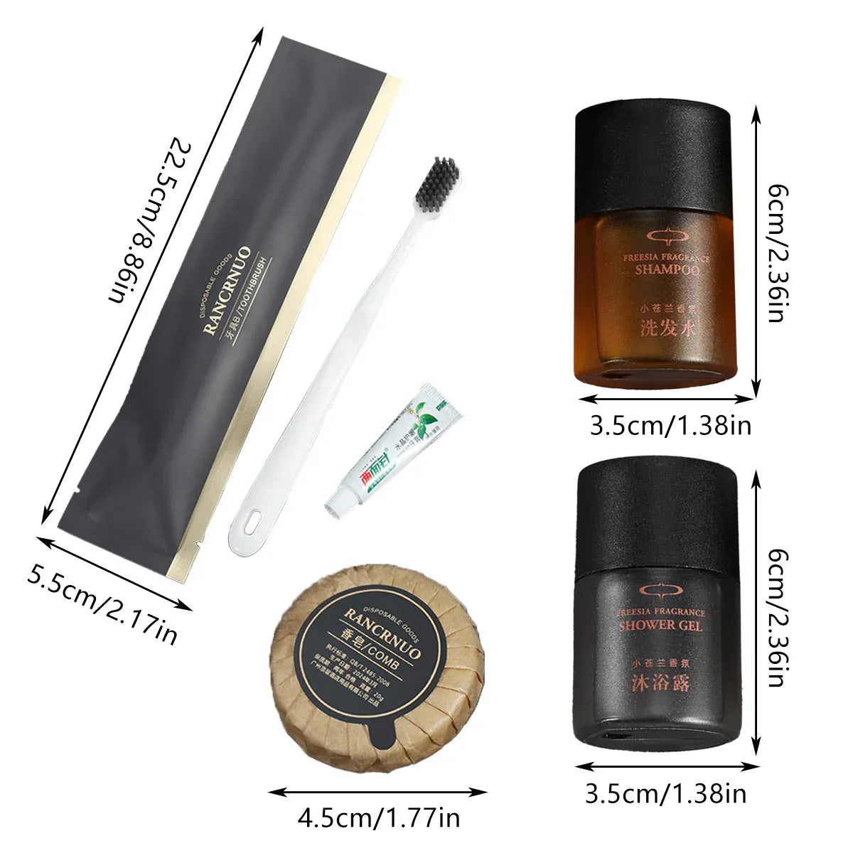 Hotel Supplies Toiletries Travel Size Shampoo Soap Disposable Bath Room Bathroom - Toothbrush