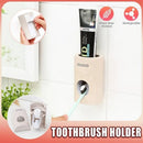 Wall Mounted Automatic Toothpaste Dispenser with Dual Push Slot Design