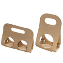 50PCS Kraft Paper Packaging Box Fruit Gift Bag Single Double Handle for Party - 9x16cm
